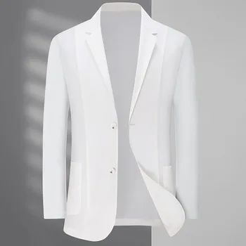 6746-2023 новая корейская модная профессиональная куртка для бизнеса и отдыха, мужской легкий роскошный костюм в стиле Йинглун  5