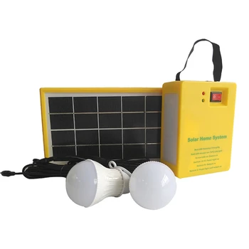 Новая солнечная панель мощностью 3,5 Вт, комплект из 2 ламп, солнечная система, энергосберегающий солнечный свет, наружный и внутренний перезаряжаемый светодиодный светильник  5