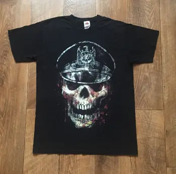 Мужская футболка с черепом группы Slayer, трэш-метал Джеффа Ханнемана  5