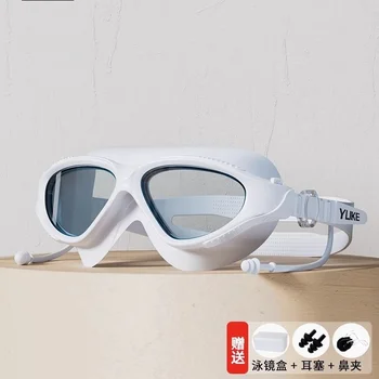Очки для дайвинга высокой четкости, очки в большой оправе для защиты глаз, профессиональное снаряжение для рыбалки и глубоководного плавания  5