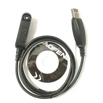 BAOFENG BF-A58 UV-9R USB Кабель Для Программирования с CD-драйвером водонепроницаемый BAOFENG UV-XR UV-9R plus BF A58 Портативная Рация  5