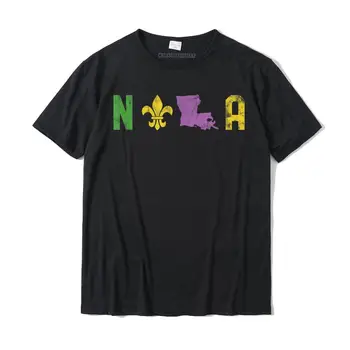 Винтажная подарочная футболка для вечеринки Mardi Gras Nola в Новом Орлеане, мужские дешевые летние топы, хлопковые футболки с принтом  4
