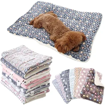 Подушка для домашних животных, утолщенный Теплый домик для собак осенью и зимой, одеяло для кошек, нескользящая подушка, Универсальный пододеяльник, товары для домашних животных  5