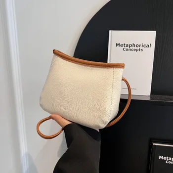 Новая модная тенденция, популярная среди интернет-знаменитостей сумка через плечо с нишевым дизайном, маленькая сумка-ведро  5