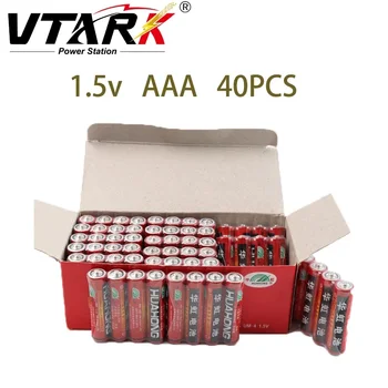 40шт Высококачественная углеродистая батарея AA AAA 1.5 V Игрушечный пульт дистанционного управления Безопасной батареей Сильный взрывозащищенный Без ртути больше мощности  5
