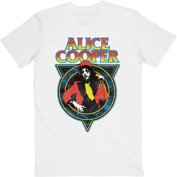 Официальная футболка Alice Cooper из змеиной кожи, мужская унисекс  5