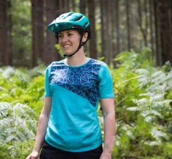 2023 одежда для горных велосипедов женская спортивная одежда для скоростного спуска и мотокросса mtb enduro футболка с коротким рукавом  5