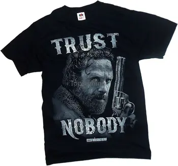 Мужская футболка Trust Nobody Rick Grimes The Walking Dead  5