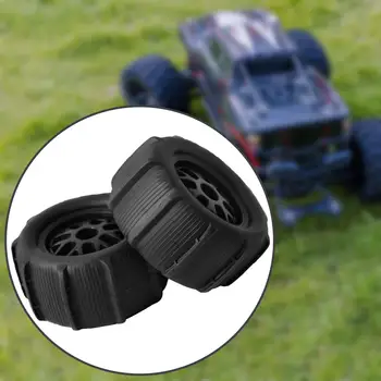 2 штуки радиоуправляемых колес и шин для 1/14 1/16 гусеничных аксессуаров с противоскользящим эффектом, Прочные запасные части для обновления радиоуправляемых шин/колес  0