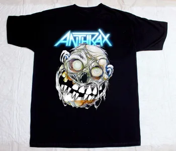 Редкая хлопковая футболка с коротким рукавом Anthrax Band, подарок фанату, от S до 5XL BC3784  5