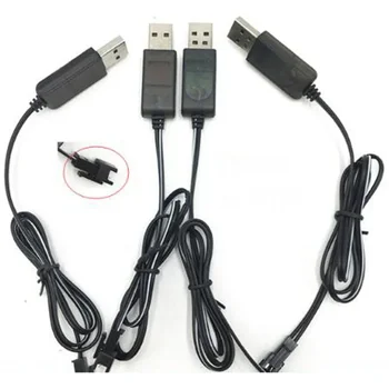 Лот 2шт 3,6 В/4,8 В/6 В/7,2 В 250 мА USB SM штекерное Зарядное устройство с лампой зарядки Для NiMH NiCd RC Модели Аккумуляторной батареи  5