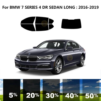 Предварительно Обработанная нанокерамика car UV Window Tint Kit Автомобильная Оконная Пленка Для BMW 7 СЕРИИ 4 DR СЕДАН LONG2016-2019  3