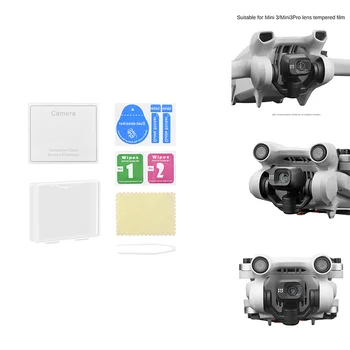 Для DJI Mini 3 Pro Объектив из закаленного стекла, защитная пленка, датчик зрения, Защита от царапин, Объектив камеры, Аксессуар для экрана  5