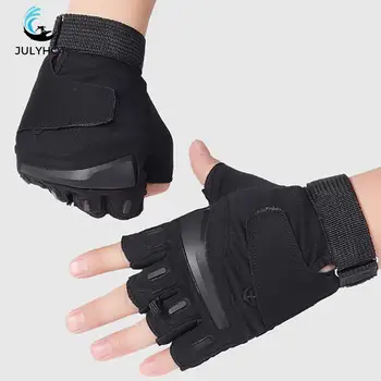 Армейские мужские тактические перчатки Для занятий спортом на открытом воздухе 2023, Армейские боевые перчатки без пальцев, противоскользящие Велосипедные перчатки для скалолазания в горах  5