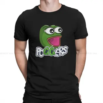 Футболка Pepe Frog Animal Man Poggers GG Twitch Emote Отличительная Футболка Из Полиэстера С Графическим Рисунком Уличной Одежды Новый Тренд  5
