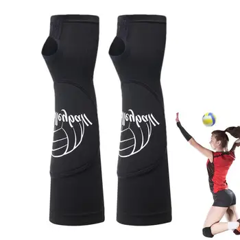Волейбольные рукава, защита локтя, рукав для женщин, защита запястья, компрессионный рукав для баскетбола и волейбола  5