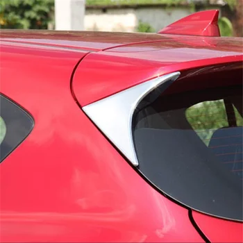 Abaiwai Abs Хромированный Задний Спойлер, Крыло, Треугольная Накладка На Заднее Стекло, Наклейка Для Mazda CX-5 CX5 2012 2013 2014 2015, Автомобильный Стайлинг  5
