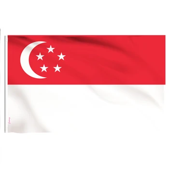 Candeway 90x150 СМ Флаг Республики Сингапур Сингапур декоративный для украшения  10