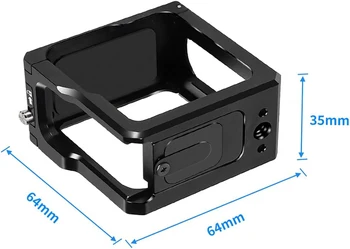 Новая алюминиевая защитная рама для камеры, удлинительная рама, боковая крышка аккумулятора, совместимая с GoPro Hero 11 Black Mini  10
