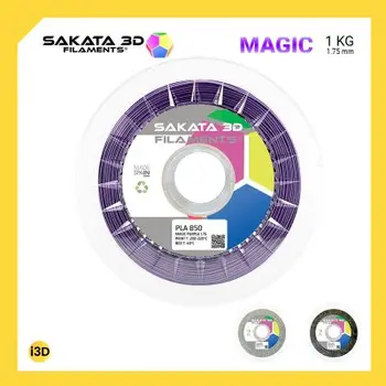PLA 850 Sakata 3D Magic 1,75 мм 1 кг С блестками Сделано в Испании Высококачественный простой принтер Ender Prusa Creality  5
