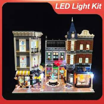 Комплект светодиодных ламп для 10255 Комплект освещения Только для сборочного квадратного строительного блока (не включает модель)  10