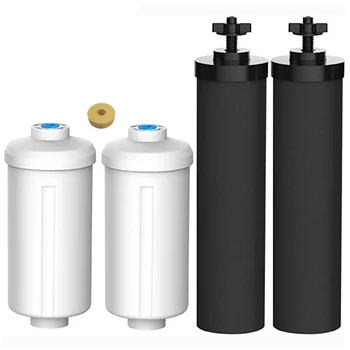 Замена фторидных фильтров (PF-2) и черных фильтров (BB9-2) Комбинированный пакет - Включает в себя 2 черных фильтра и 2 фторидных фильтра  5