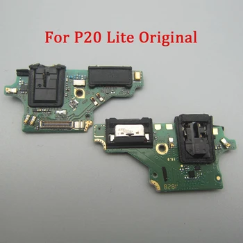 1-10 шт. Оригинальный USB-разъем, зарядное устройство, порт зарядки для Huawei P20 Lite, док-станция, плата для зарядки, гибкий кабель  0