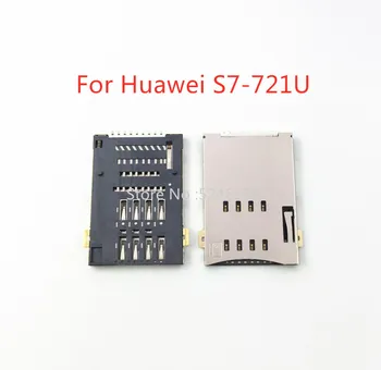2-10 шт. Для Huawei S7 S7-721U 932U 601U 611/10 Link S10-201U S10-201WA Лоток для чтения sim-карт Слот для Держателя карты памяти Micro SD  10