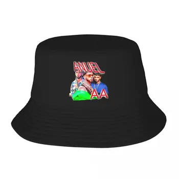Женские Шляпы-Ведра Anuel AA Music Пляжная Шляпная Одежда Легкая Походная Рыбацкая Шляпа Bob Hat Подарки На День Рождения  5