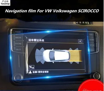 Автомобильная навигация Протектор экрана из закаленного стекла Защитная пленка из стального стекла для Фольксваген SCIROCCO 2009-2017  5