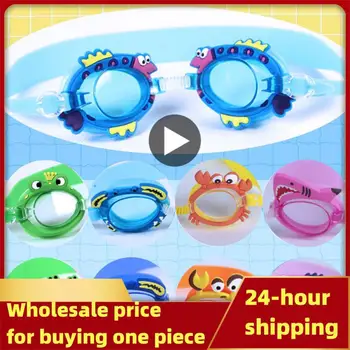 Профессиональные очки для плавания с героями мультфильмов для девочек, Очки для плавания с затычкой для ушей, Водонепроницаемые Противотуманные Очки для плавания Для детей, Подарки для детей  3