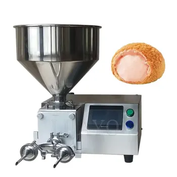 Автоматическая Машина Для наполнения Слоеного крема Количественной Машиной для наполнения Шоколадного Джема для выпечки Торта  5