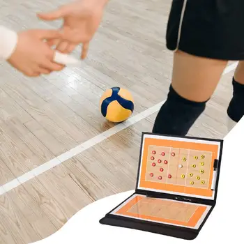 Складной двусторонний планшет для тренировок по волейболу с портативным спортивным инвентарем  5