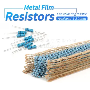 3 Вт 1% металлический пленочный резистор 0.1R 0.12R 0.15R 0.18R 0.22R 0.24R 0.27R 0.3R 0.33R 0.36R 0.39R 0.43R 0.47R 0.5R 0.1R-1M 10 шт.  2