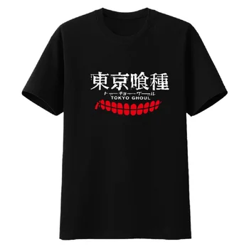 Хлопковая повседневная футболка унисекс с аниме Cos Tokyo Ghoul Kaneki Ken  4