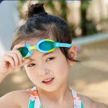 Аксессуары для плавания, Противотуманные Красочные Детские очки для плавания, Очки для плавания, Очки для плавания, Очки для плавания  5
