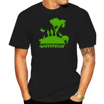 Новая Черно-Белая футболка с логотипом Организации Greenpeace Green Peace XS-3XL (1)  10