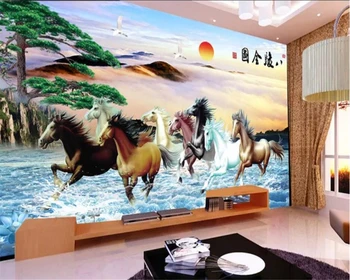 Пользовательские обои 3D behang solid mural eight Jun полное изображение гостеприимной сосны на фоне телевизора обои для гостиной спальни  5