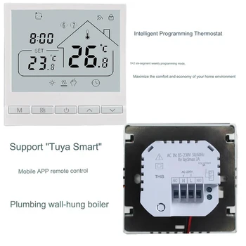 Контроль температуры у Вас под рукой Программируемый Напольный Термостат Широкий Диапазон Измерений Удобный интерфейс  5