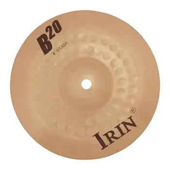 IRIN 8-Дюймовая Тарелка B20 Профессиональная Бронзовая Тарелка для Ударной Установки Высококачественный Ударный Музыкальный Инструмент Запчасти Для Барабана Аксессуары  5
