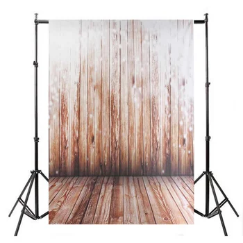 Фон для фотосъемки с деревянным полом MOHOO 1,6 *2,1 м, Моющиеся фоны для студийной галереи из шелка и хлопка  5
