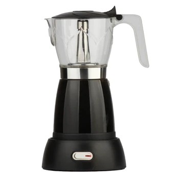 Moka Pot Итальянский кофейник для разливки кофе Moka Pot Инструмент для приготовления кофе холодного отжима (штепсельная вилка ЕС)  5