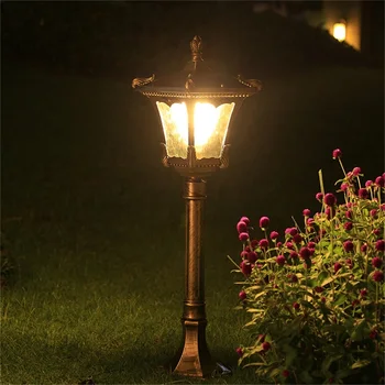 TEMAR Outdoor Lawn Lights Retro Brown Garden Lamp LED Водонепроницаемый IP65 Домашний Декоративный Светильник для Дуплекса  5