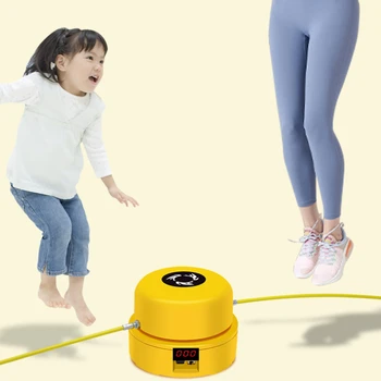 Интеллектуальная автоматическая машина для прыжков со скакалкой, детский фитнес, многоплановые тренировки, подсчет без звука, дружба родителей и детей  5