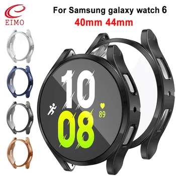 Чехол из ТПУ для Samsung Galaxy Watch 6 40 мм 44 мм Защитная пленка для экрана по всему периметру корпуса Galaxy watch 6 44 мм 40 мм крышка  5