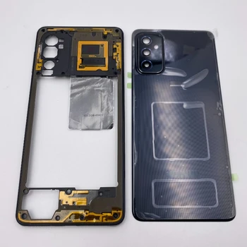 Полный Корпус Средняя Рамка Корпуса + Задняя Крышка Батарейного Отсека Задняя Дверь с Объективом Камеры Запасные Части для Samsung Galaxy M52 5G M526  5