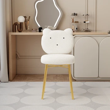 Современные Красивые Обеденные стулья, Современные Белые обеденные стулья из искусственной кожи в скандинавском стиле, Роскошная Европейская мебель Sillas De Comedor  3