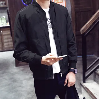 Куртка-пилот Мужская осенняя версия Корейская версия Модная и красивая Универсальная и модная повседневная куртка Куртка Jacket  5
