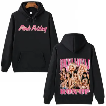 Nicki Minaj Pink Friday 2 Толстовка с капюшоном для мужчин и женщин, пуловеры в стиле харадзюку, топы для поклонников уличной одежды, Подарок  5