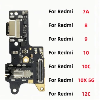 USB Зарядное устройство, док-станция, разъем для платы, порт для зарядки, гибкий кабель для Redmi 7A 8 9 10 10C 10X 5G 12C  0